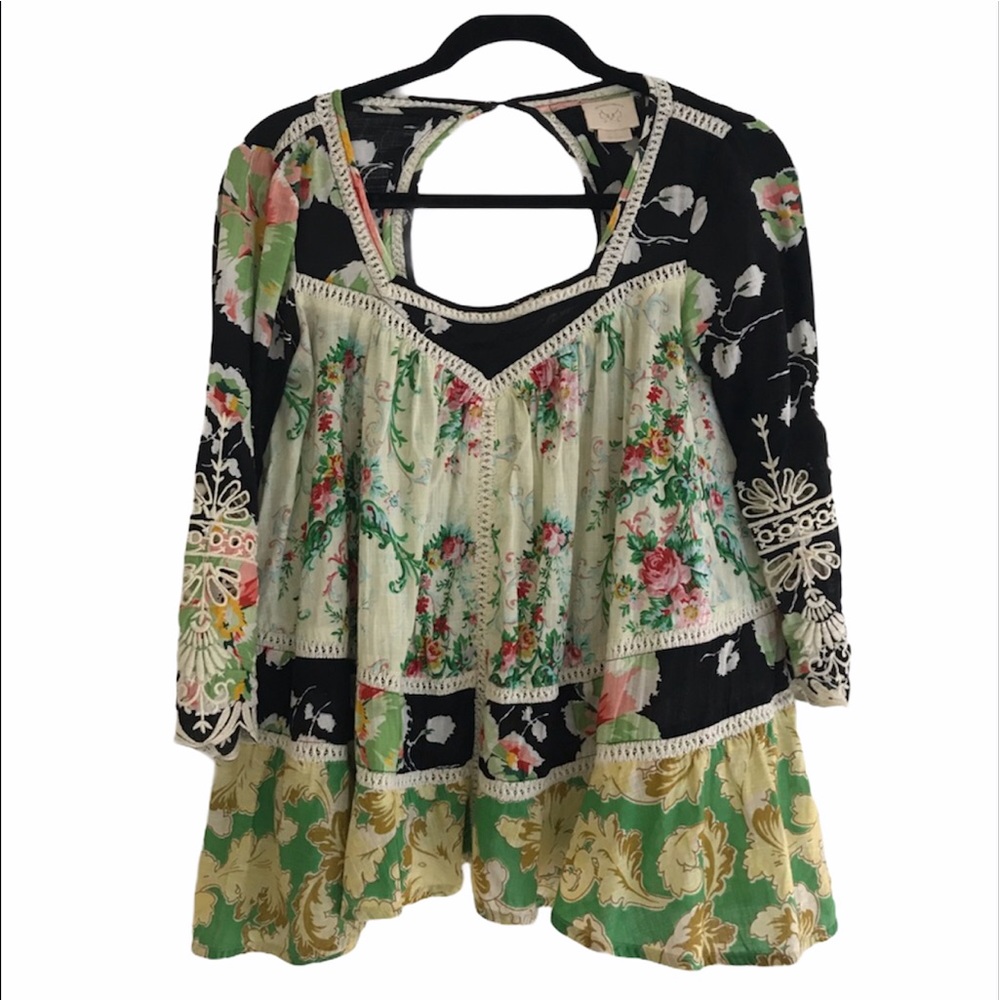 Anthropologie Prateria Peasant Top
